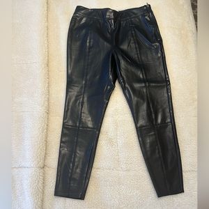 Topshop Faux Leather Skinny Pants, 10P
